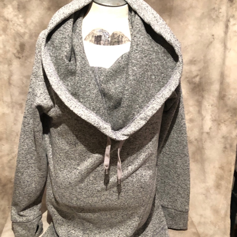 LOLA YOGA HOODIE LARGE COWL NECK